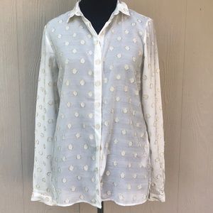 ZARA DOTTED GOLD LONG SLEEVE